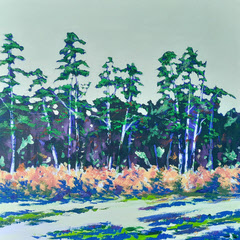 Holkham Pine Trees from the Beach 1